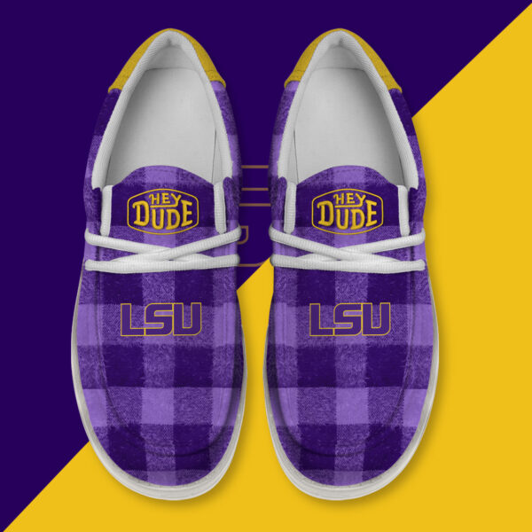 Tubopro LSU Tigers Personalized Hey Dude Shoes For Men And Women