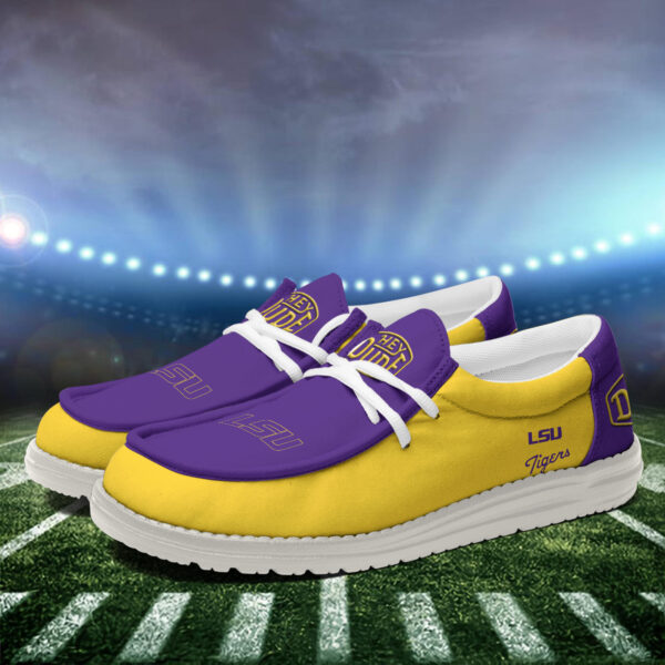 Tubopro LSU Tigers Personalized Hey Dude Shoes For Men And Women - Image 3