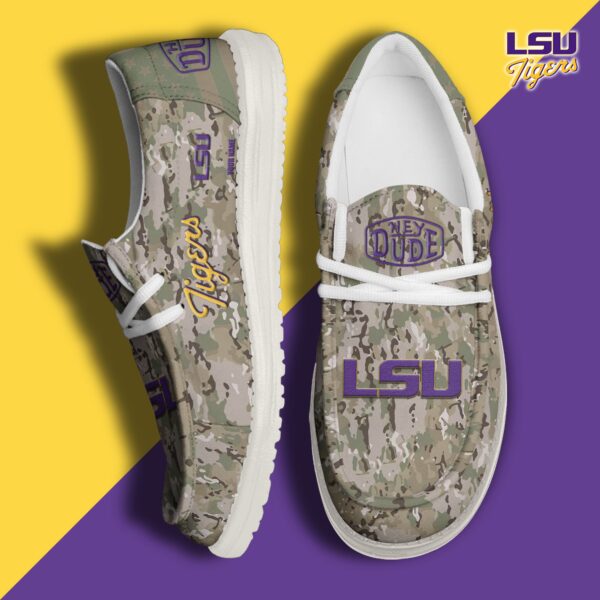 Tubopro LSU Tigers Personalized Hey Dude Shoes For Men And Women