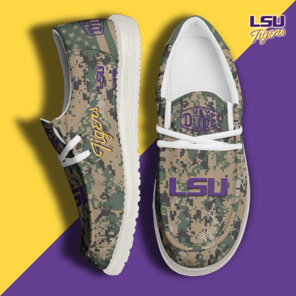 Tubopro LSU Tigers Personalized Hey Dude Shoes For Men And Women