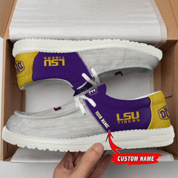 Tubopro LSU Tigers Personalized Hey Dude Shoes For Men And Women - Image 2