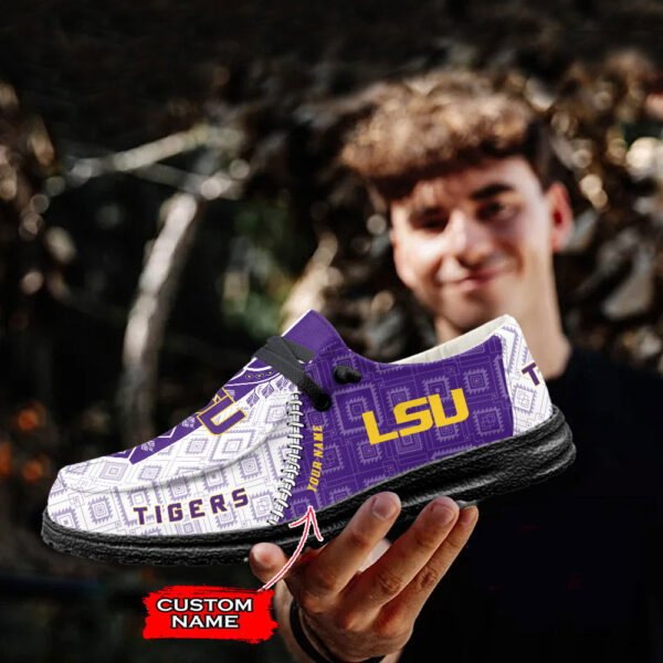 Tubopro LSU Tigers Personalized Hey Dude Shoes For Men And Women - Image 2