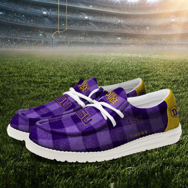Tubopro LSU Tigers Personalized Hey Dude Shoes For Men And Women - Image 3