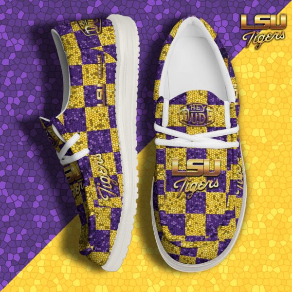 Tubopro LSU Tigers Personalized Hey Dude Shoes For Men And Women