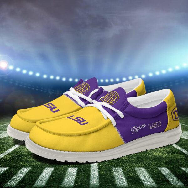 Tubopro LSU Tigers Personalized Hey Dude Shoes For Men And Women - Image 4