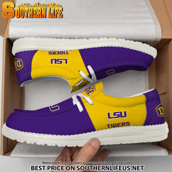 Tubopro LSU Tigers Personalized Hey Dude Shoes For Men And Women - Image 3
