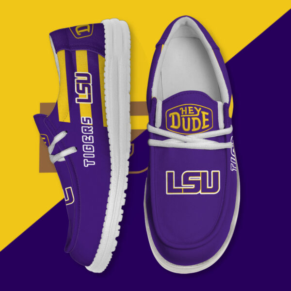 Tubopro LSU Tigers Personalized Hey Dude Shoes For Men And Women