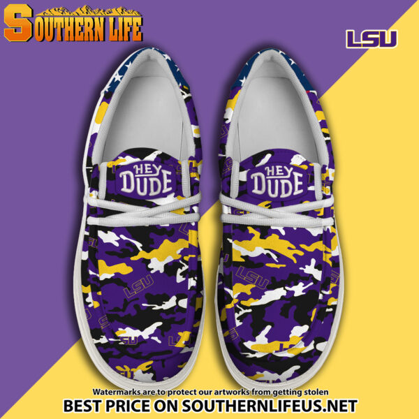 Tubopro LSU Tigers Personalized Hey Dude Shoes For Men And Women