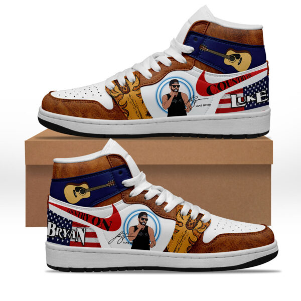 Tubopro Luke Bryan AJ1 High Sneakers Shoes For Men And Women