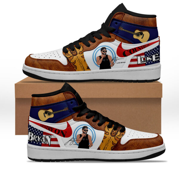 Tubopro Luke Bryan AJ1 High Sneakers Shoes For Men And Women