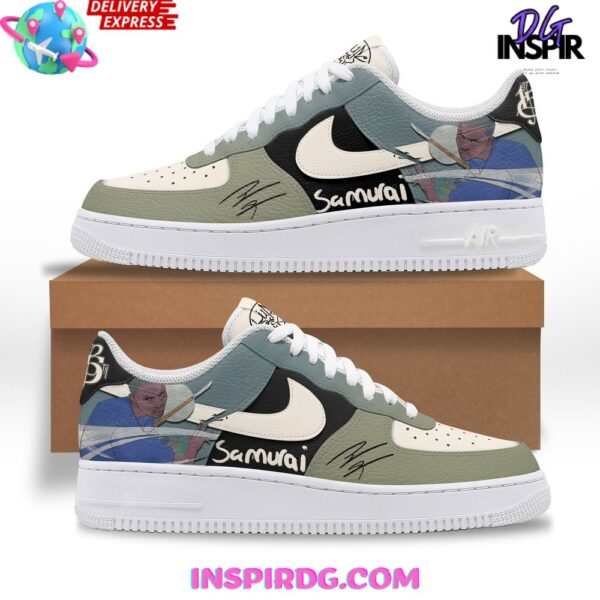 Tubopro Lupe Fiasco Samurai Air Low-Top Sneakers Shoes For Men And Women - Image 2