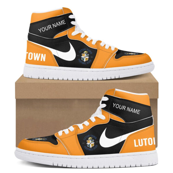 Tubopro Luton Town AJ1 High Sneakers Shoes For Men And Women - Image 2