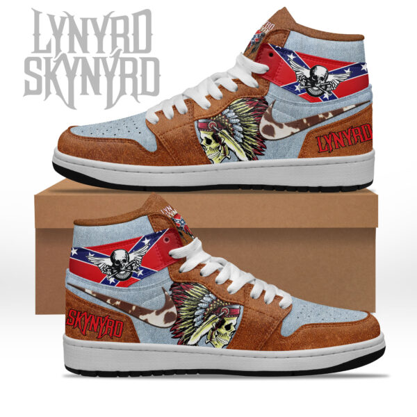 Tubopro Lynyrd Skynyrd AJ1 High Sneakers Shoes For Men And Women