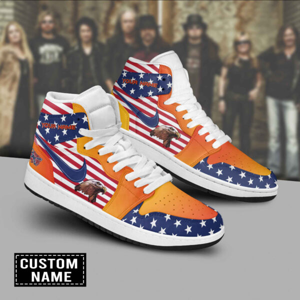 Tubopro Lynyrd Skynyrd AJ1 High Sneakers Shoes For Men And Women