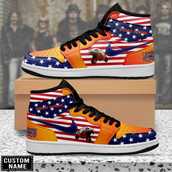 Tubopro Lynyrd Skynyrd AJ1 High Sneakers Shoes For Men And Women - Image 2