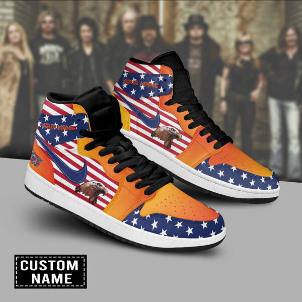 Tubopro Lynyrd Skynyrd AJ1 High Sneakers Shoes For Men And Women