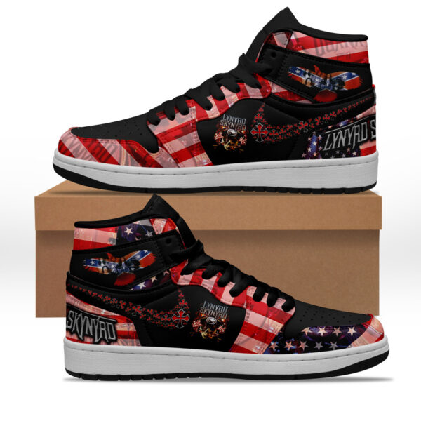 Tubopro Lynyrd Skynyrd AJ1 High Sneakers Shoes For Men And Women