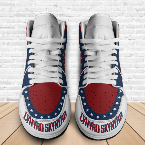 Tubopro Lynyrd Skynyrd AJ1 High Sneakers Shoes For Men And Women - Image 3