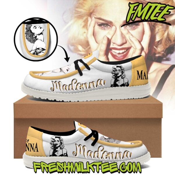 Tubopro Madonna Personalized Hey Dude Shoes For Men And Women