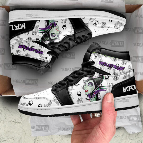 Tubopro Maleficent AJ1 High Sneakers Shoes For Men And Women - Image 2