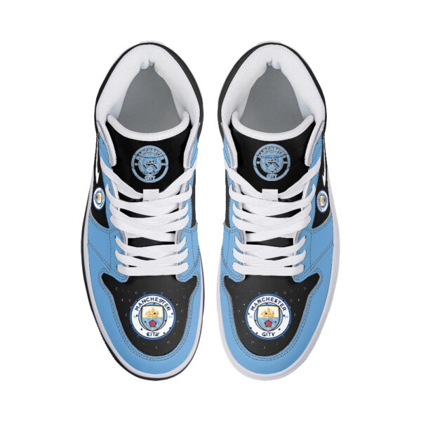 Tubopro Manchester City AJ1 High Sneakers Shoes For Men And Women - Image 3