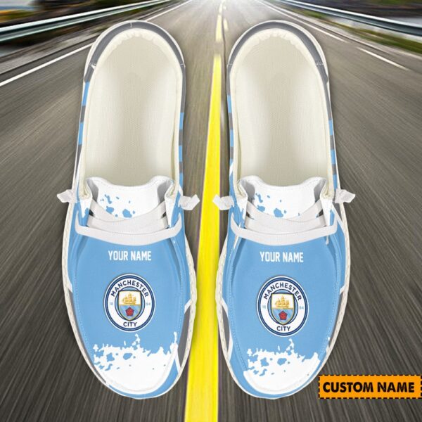 Tubopro Manchester City Personalized Hey Dude Shoes For Men And Women - Image 2