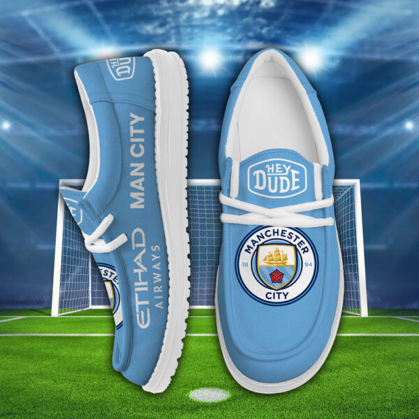 Tubopro Manchester City Personalized Hey Dude Shoes For Men And Women