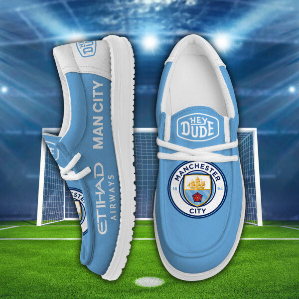 Tubopro Manchester City Personalized Hey Dude Shoes For Men And Women