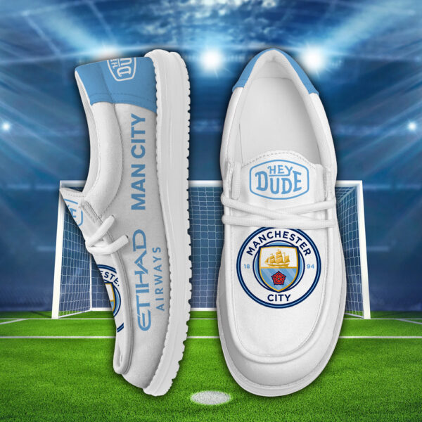 Tubopro Manchester City Personalized Hey Dude Shoes For Men And Women