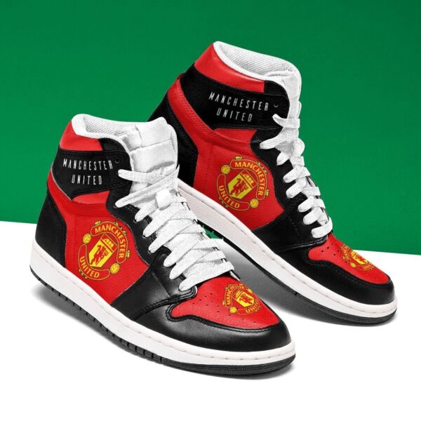 Tubopro Manchester United EPL AJ1 High Sneakers Shoes For Men And Women - Image 3
