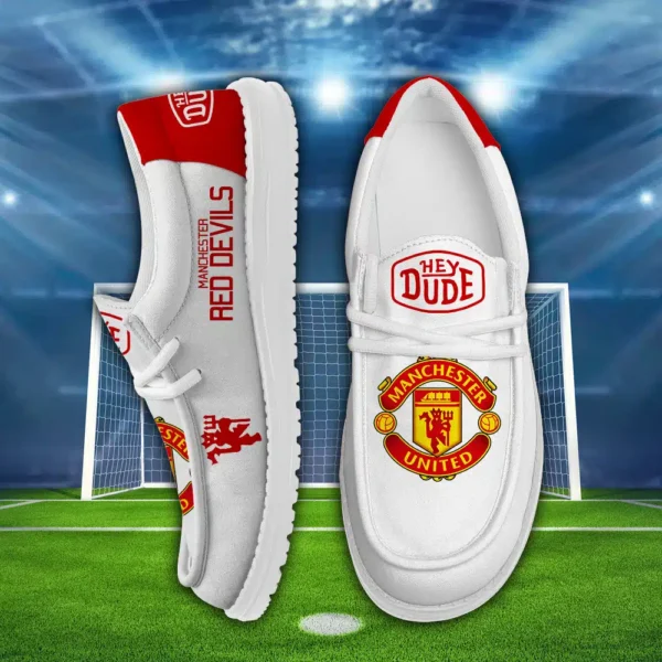 Tubopro Manchester United Personalized Hey Dude Shoes For Men And Women