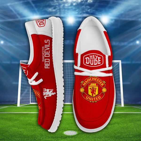 Tubopro Manchester United Personalized Hey Dude Shoes For Men And Women