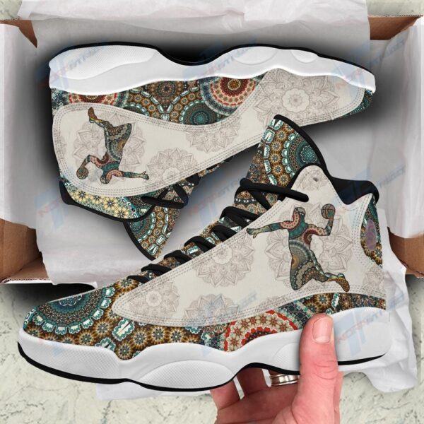 Tubopro Mandala Pattern Basketball AJ13 Sneakers Shoes For Men And Women