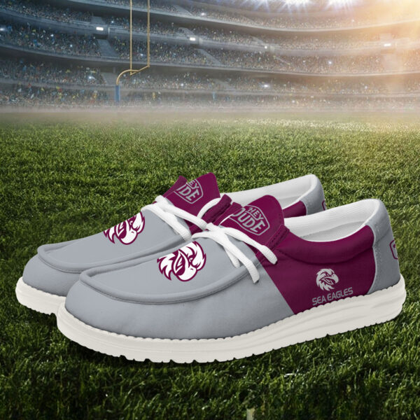 Tubopro Manly Sea Eagles Personalized Hey Dude Shoes For Men And Women - Image 2