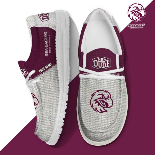 Tubopro Manly Sea Eagles Personalized Hey Dude Shoes For Men And Women
