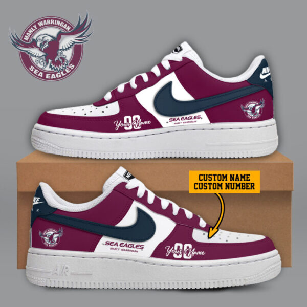 Tubopro Manly Warringah Sea Eagles Air Low-Top Sneakers Shoes For Men And Women - Image 2