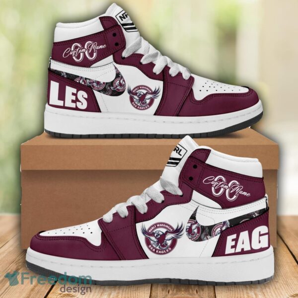 Tubopro Manly Warringah Sea Eagles AJ1 High Sneakers Shoes For Men And Women