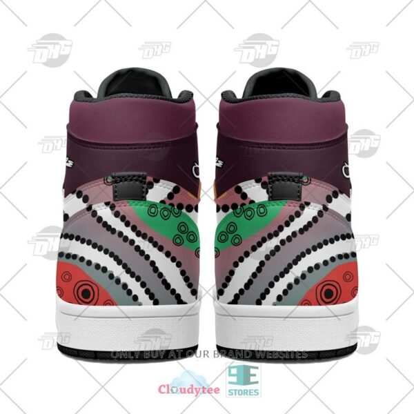 Tubopro Manly Warringah Sea Eagles NRL AJ1 High Sneakers Shoes For Men And Women - Image 3