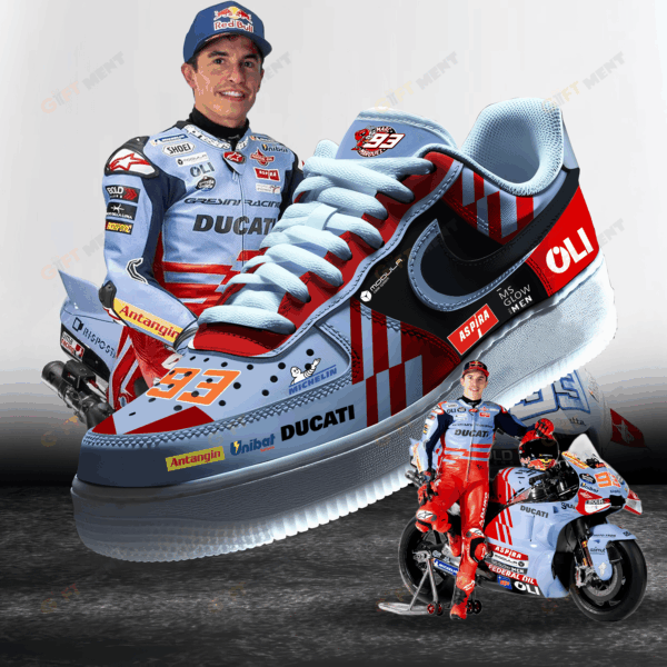 Tubopro Marc Márquez Gresini Racing Air Low-Top Sneakers Shoes For Men And Women