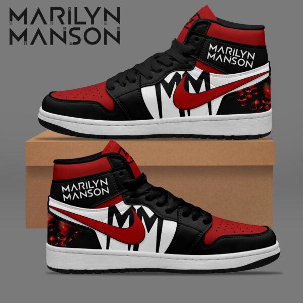 Tubopro Marilyn Manson AJ1 High Sneakers Shoes For Men And Women
