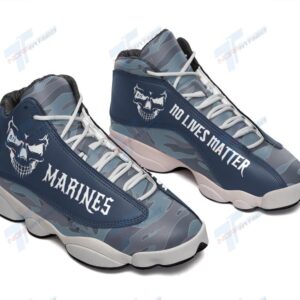Tubopro Marines No Lives Matter AJ13 Sneakers Shoes For Men And Women