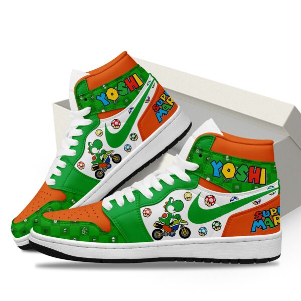 Tubopro Mario AJ1 High Sneakers Shoes For Men And Women - Image 2