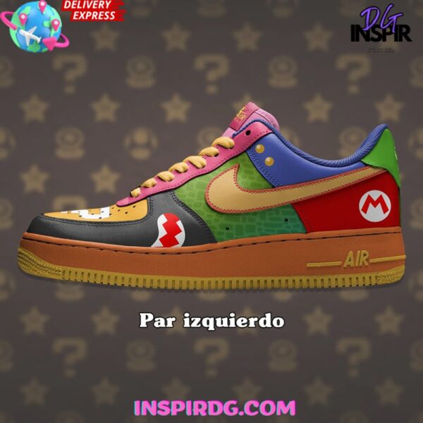 Tubopro Mario Bros Collage Air Low-Top Sneakers Shoes For Men And Women - Image 3