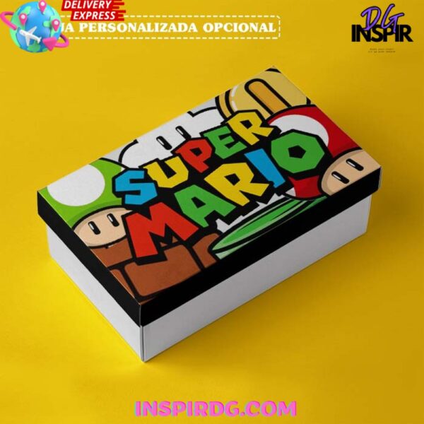 Tubopro Mario Bros Collage Air Low-Top Sneakers Shoes For Men And Women - Image 2