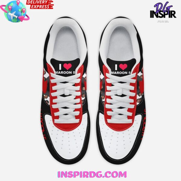 Tubopro Maroon 5 Las Vegas Residency Air Low-Top Sneakers Shoes For Men And Women - Image 3