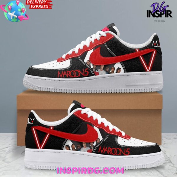 Tubopro Maroon 5 Las Vegas Residency Air Low-Top Sneakers Shoes For Men And Women - Image 2