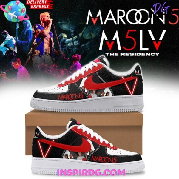 Tubopro Maroon 5 Las Vegas Residency Air Low-Top Sneakers Shoes For Men And Women