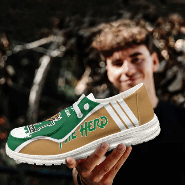 Tubopro Marshall Thundering Herd Hey Dude Shoes For Men And Women - Image 3