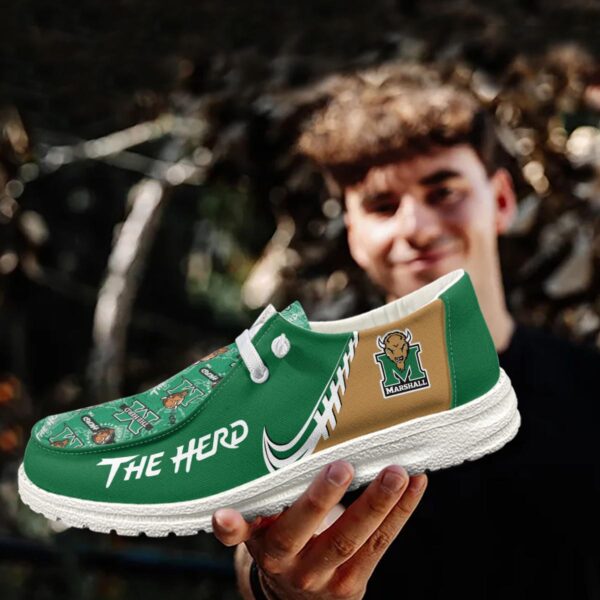 Tubopro Marshall Thundering Herd Hey Dude Shoes For Men And Women - Image 3