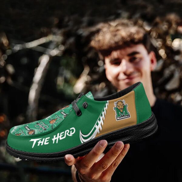 Tubopro Marshall Thundering Herd Hey Dude Shoes For Men And Women - Image 4